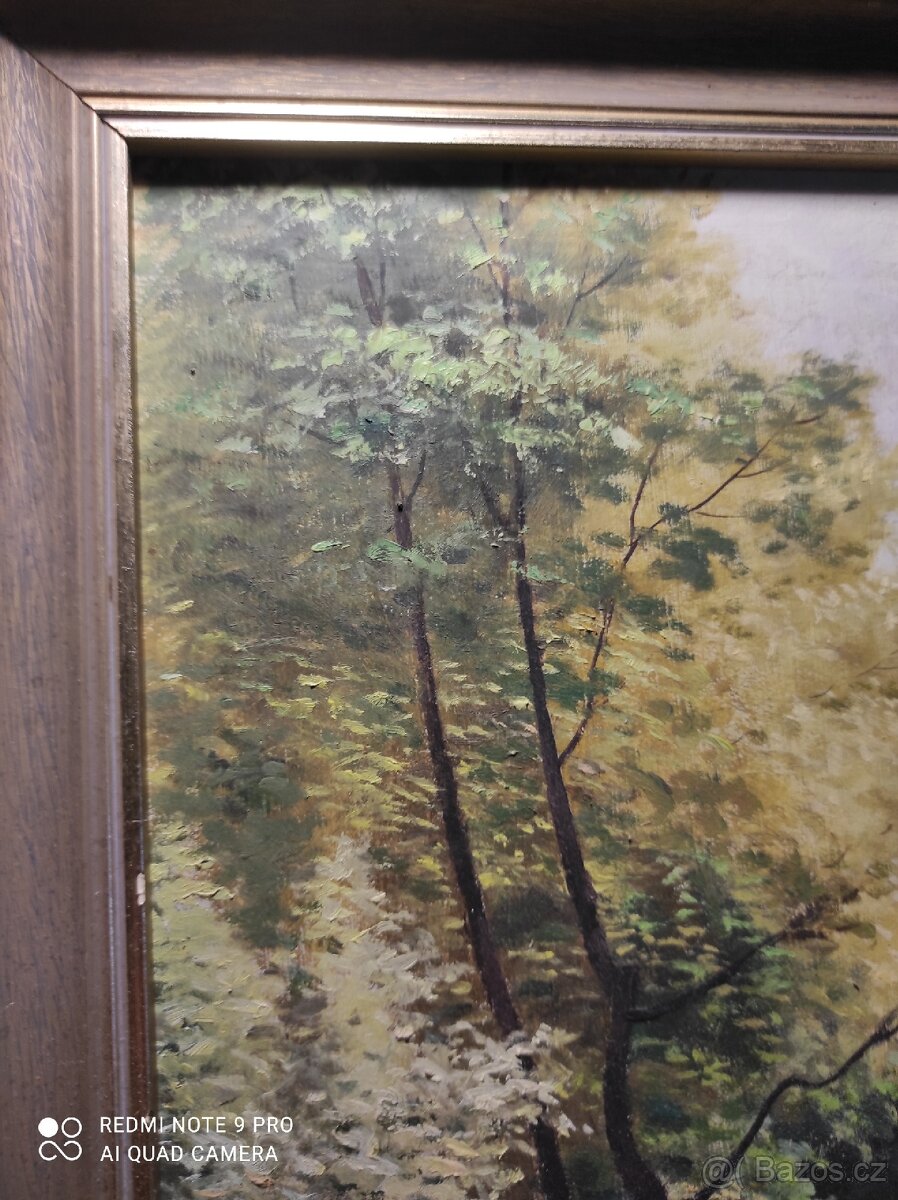 Obraz olej na kartonu - 2