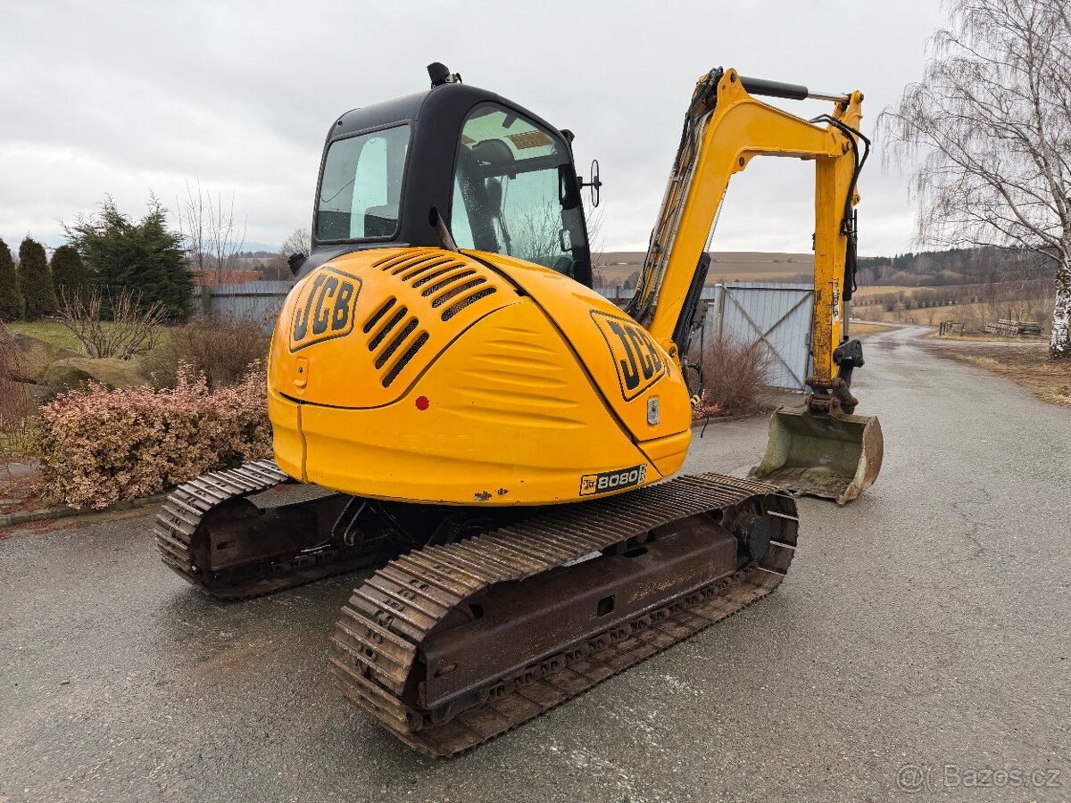 Minibagr JCb 8080 2010 2x lzice - 2