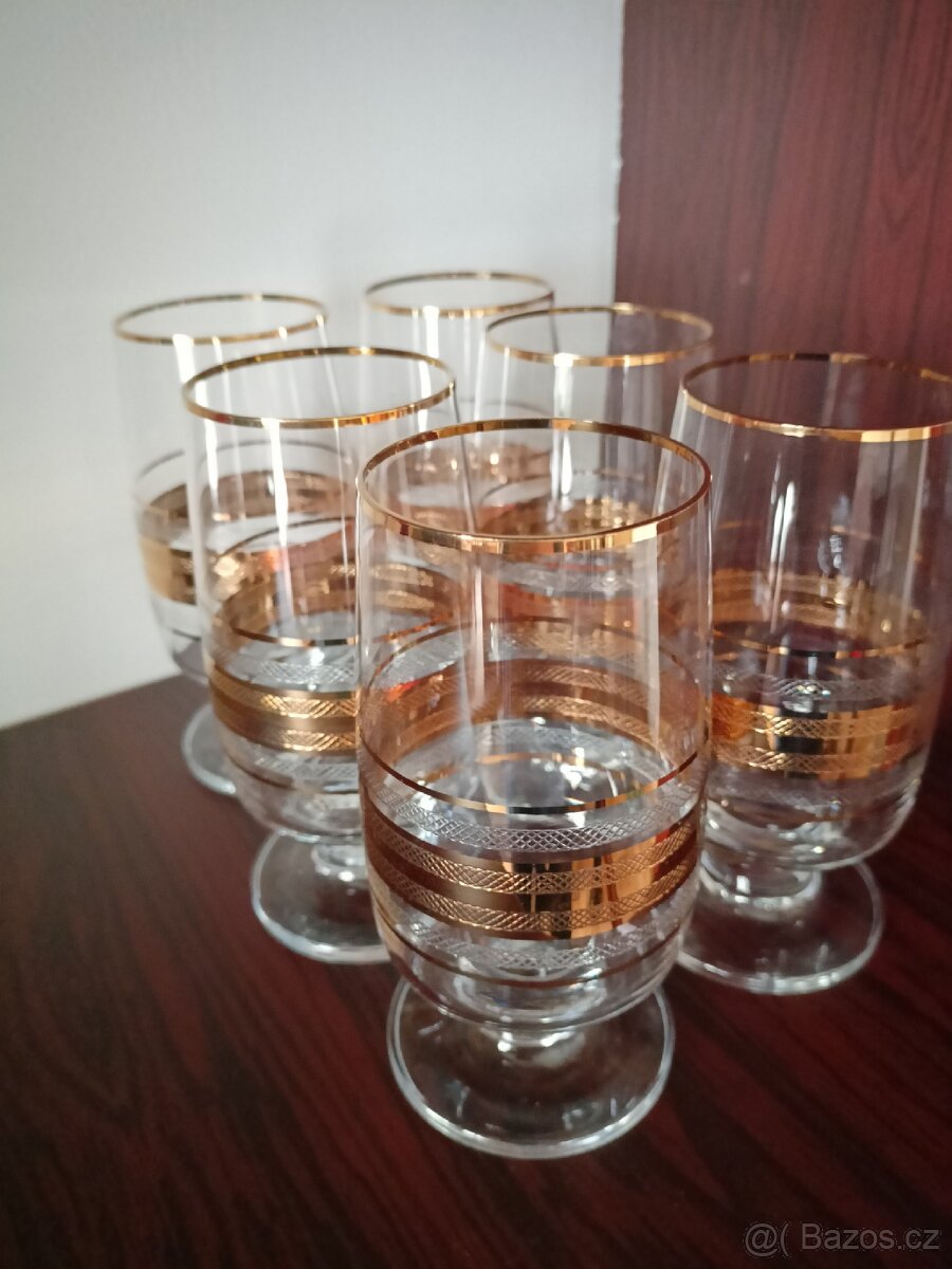 Retro sklenice Bohemia Krystal - 2
