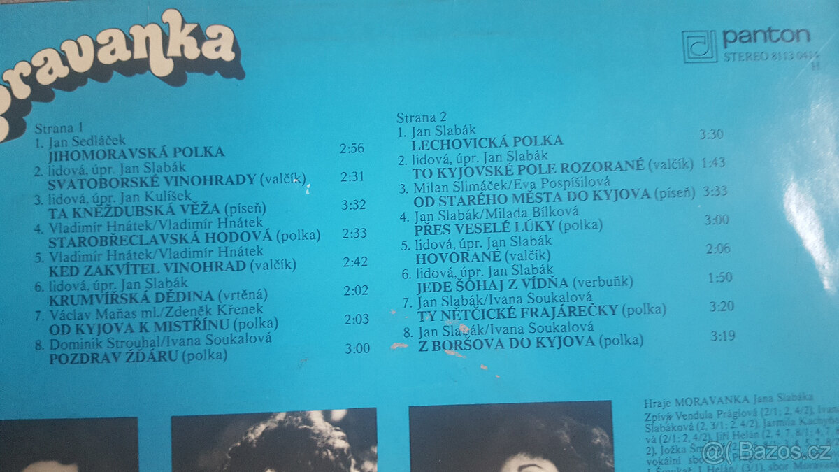 Gramodeska LP Moravanka - 2