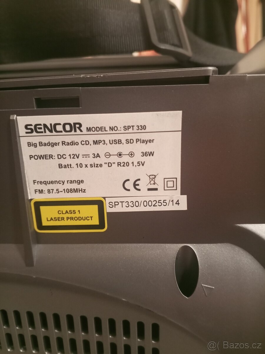 Prodám Rádio Sencor USB/CD MP3/AUX - 2
