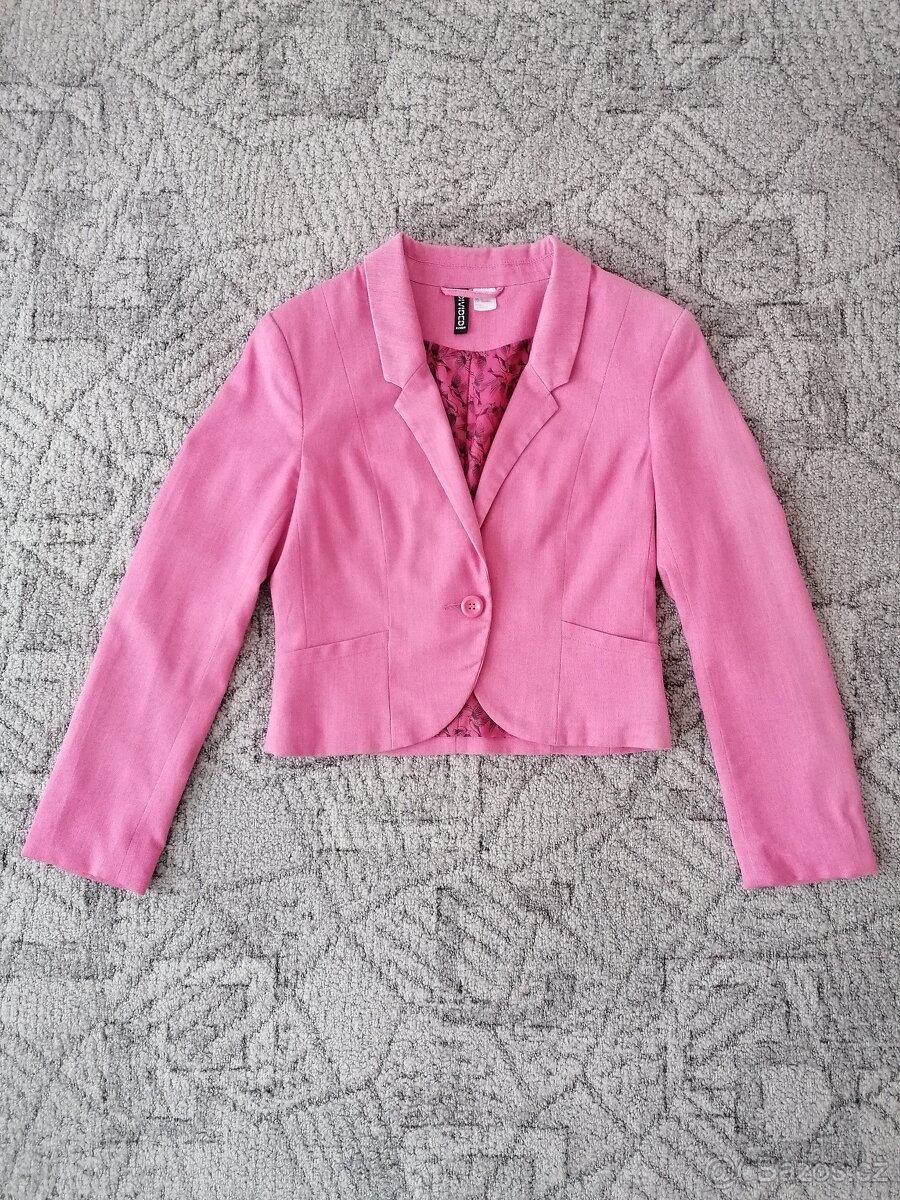 Dámské růžové sáčko zn. H&M - 2