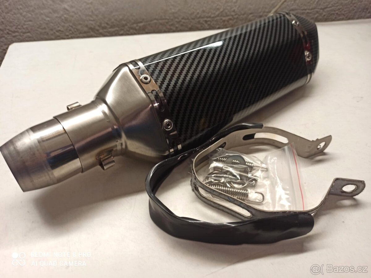 Výfuk karbonový univerzál na všechny moto i skútry - 2