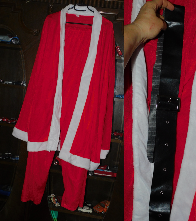 kostým Santa Claus a vánoční skřítek. - 2