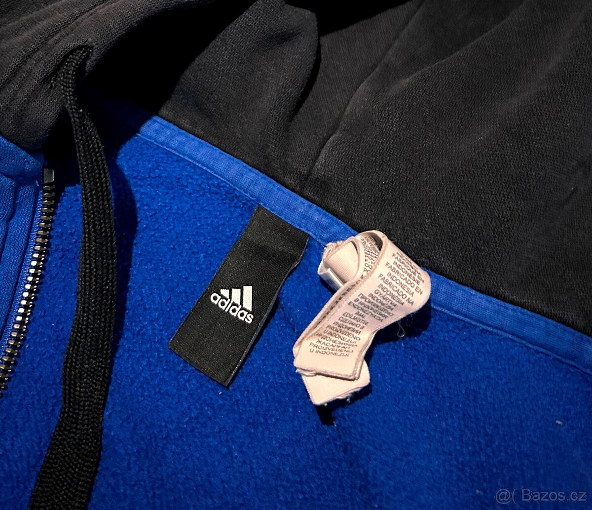 ADIDAS BAVLNĚNĚNÁ PÁNSKÁ MIKINA L(L-XL) - 2