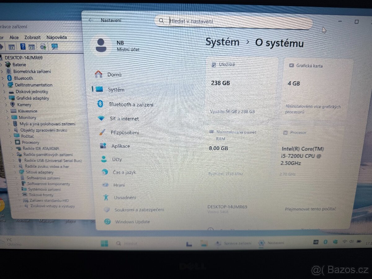 Dell Vostro 5468 - i5, SSD, GeForce, W11 - 2