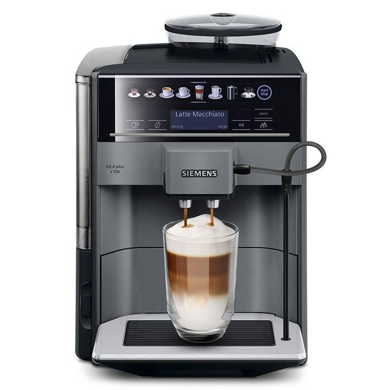 Espresso Siemens EQ.6 plus TE651209RW černé/šedé - 2