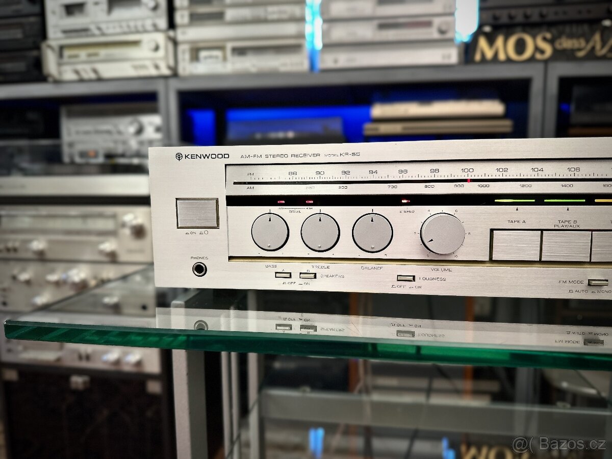 KENWOOD KR-55 (r.1981) po celkovém servisu - 2