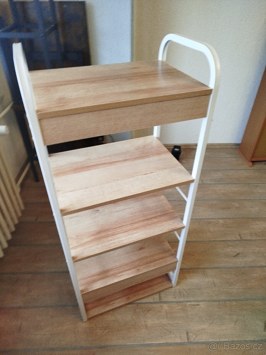 Kuchyňský regál GIORGIO, bílá/dub sonoma - 2