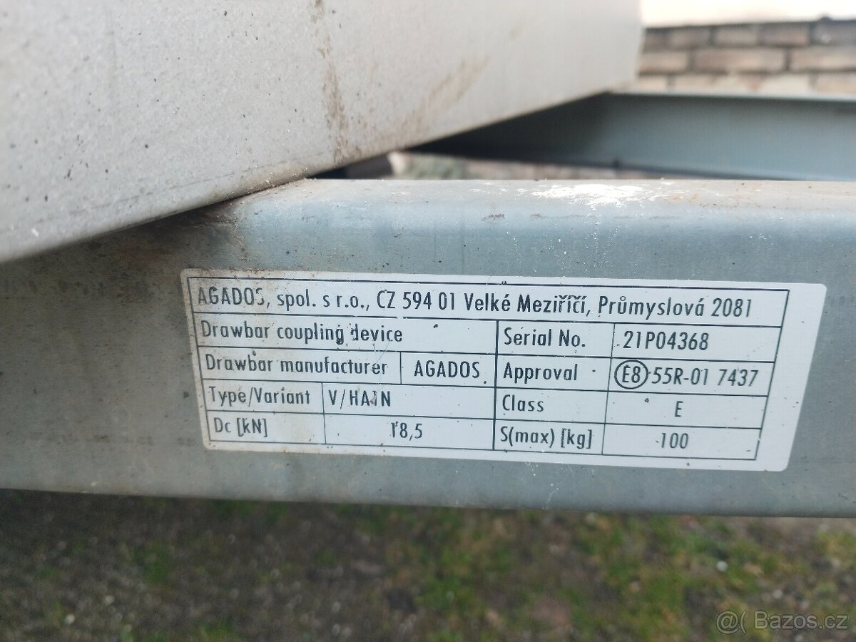 Přívěsný vozík za auto - 2