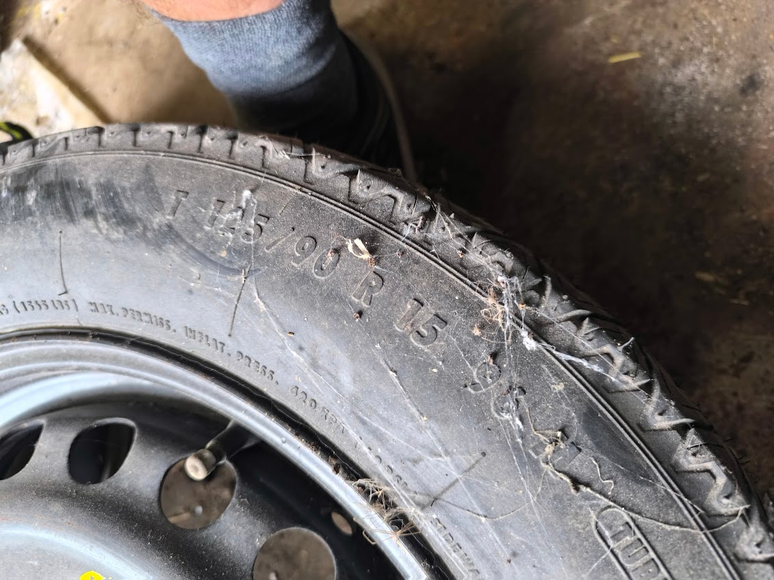 dojezdové kolo - rezerva, dojezdovka BMW R15 - 2