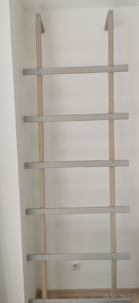 Dekorativní Věšák / žebřík, masiv - 2