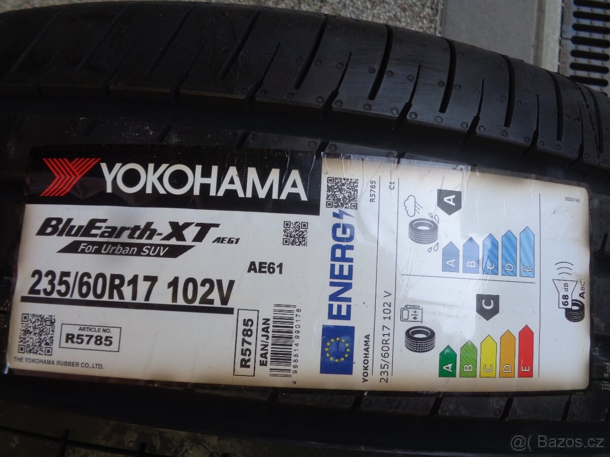 Letní pneu 235/60/17 R17 Yokohama - Nové - 2