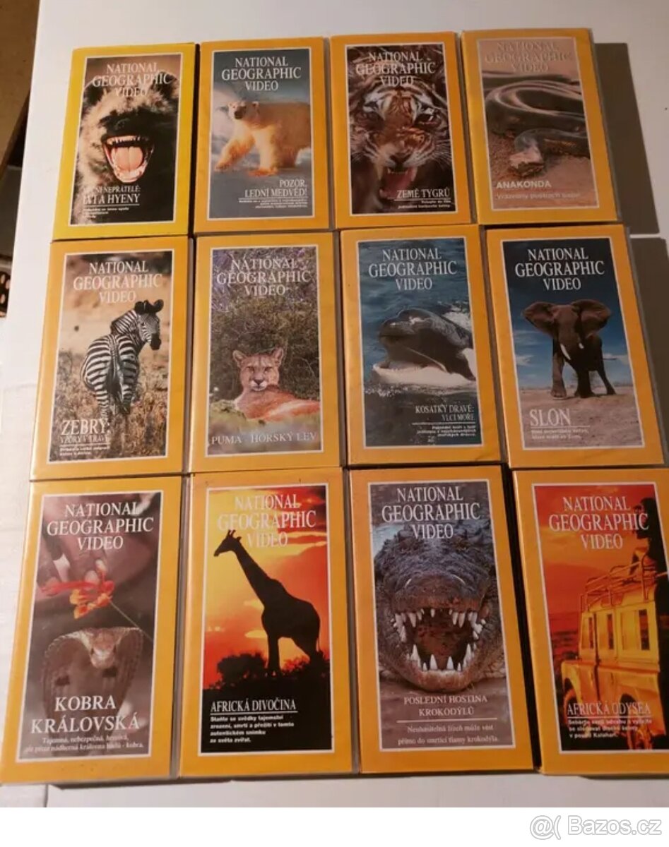 VHS kazety National Geographic - 2