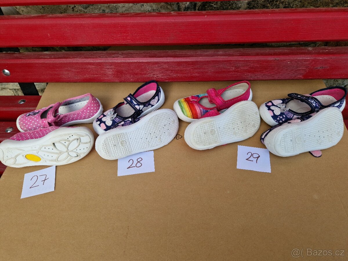 Dětské/dívčí bačkorky/přezůvky PeonKIDS a Befado - 2