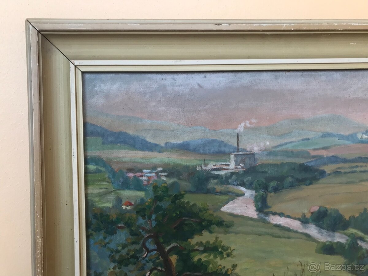 Obraz krajiny 80x60cm Olejomalba. - 2