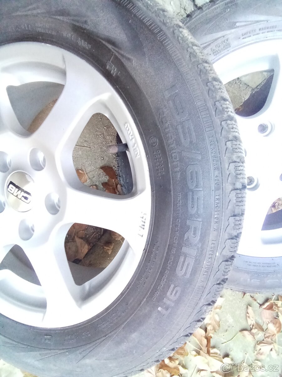 Alu disky, pneu 5x114,3r15 "zimní Nokian - 2