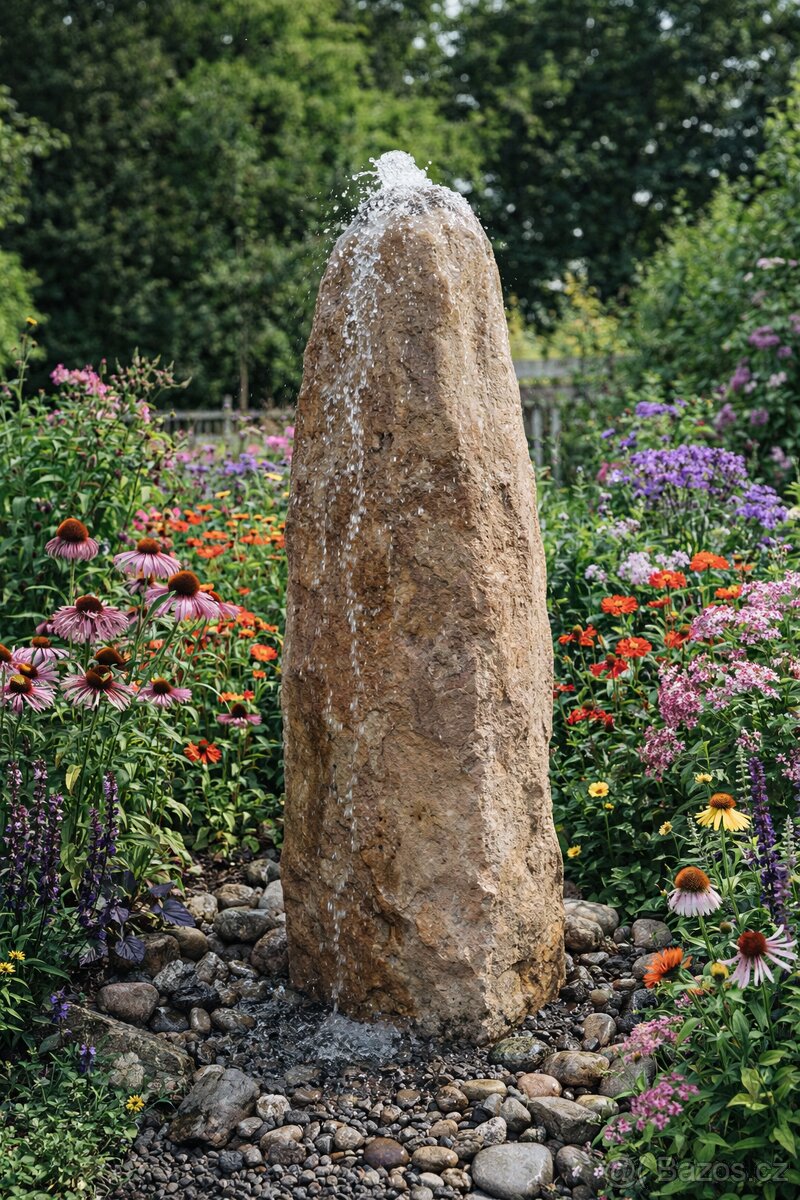 Kamenné fontány do zahrad - 2