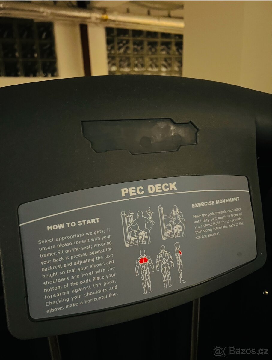 Posilovací stroj - Pec Deck - Zánovní - 2