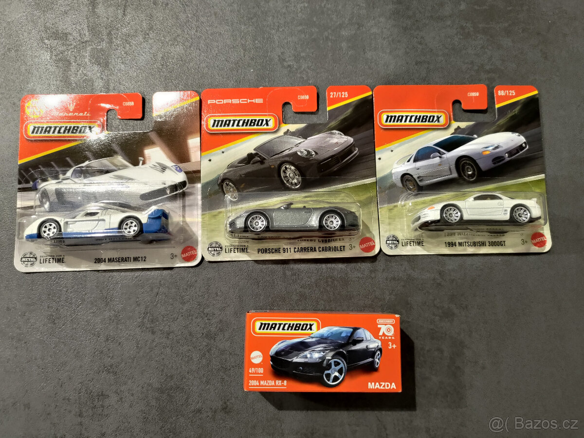 HotWheels, Matchbox, F&F angličáky - 2