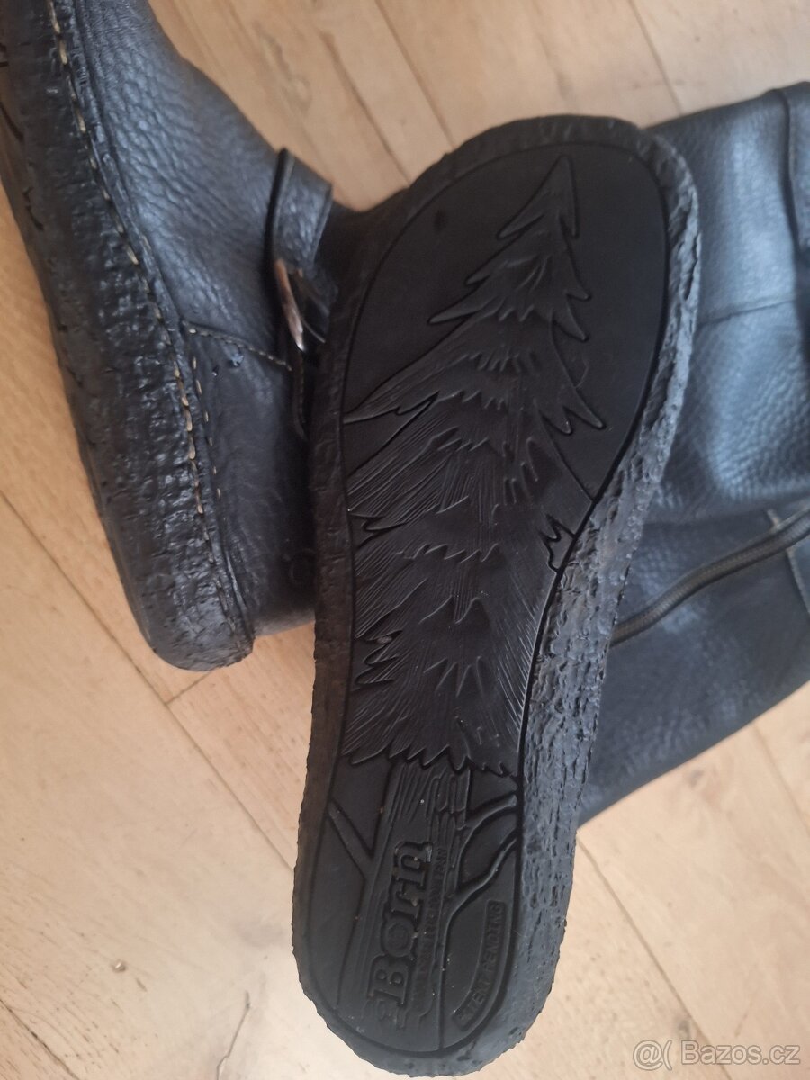 Kožené kozačky vel. 39 - 2