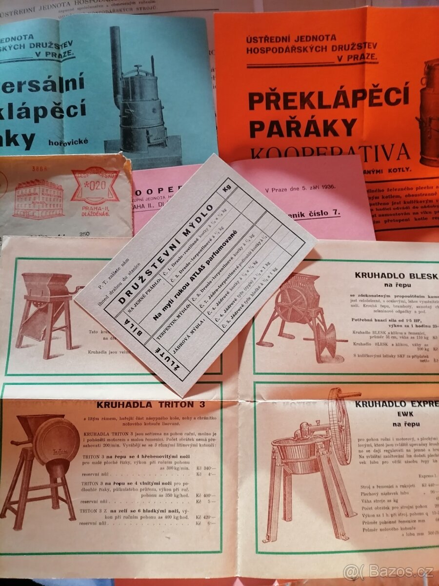 Staré reklamní prospekty - 2