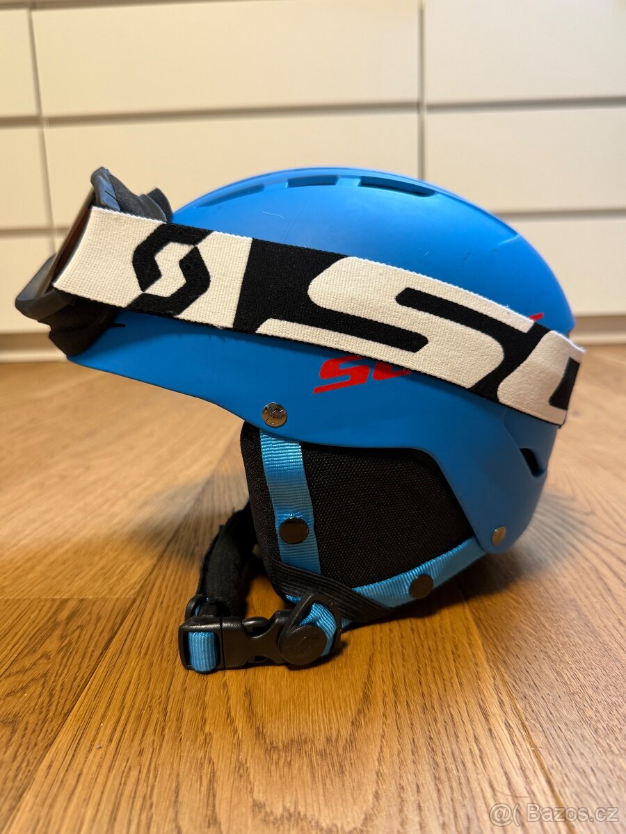 Modrá lyžařská helma Scoot - 2