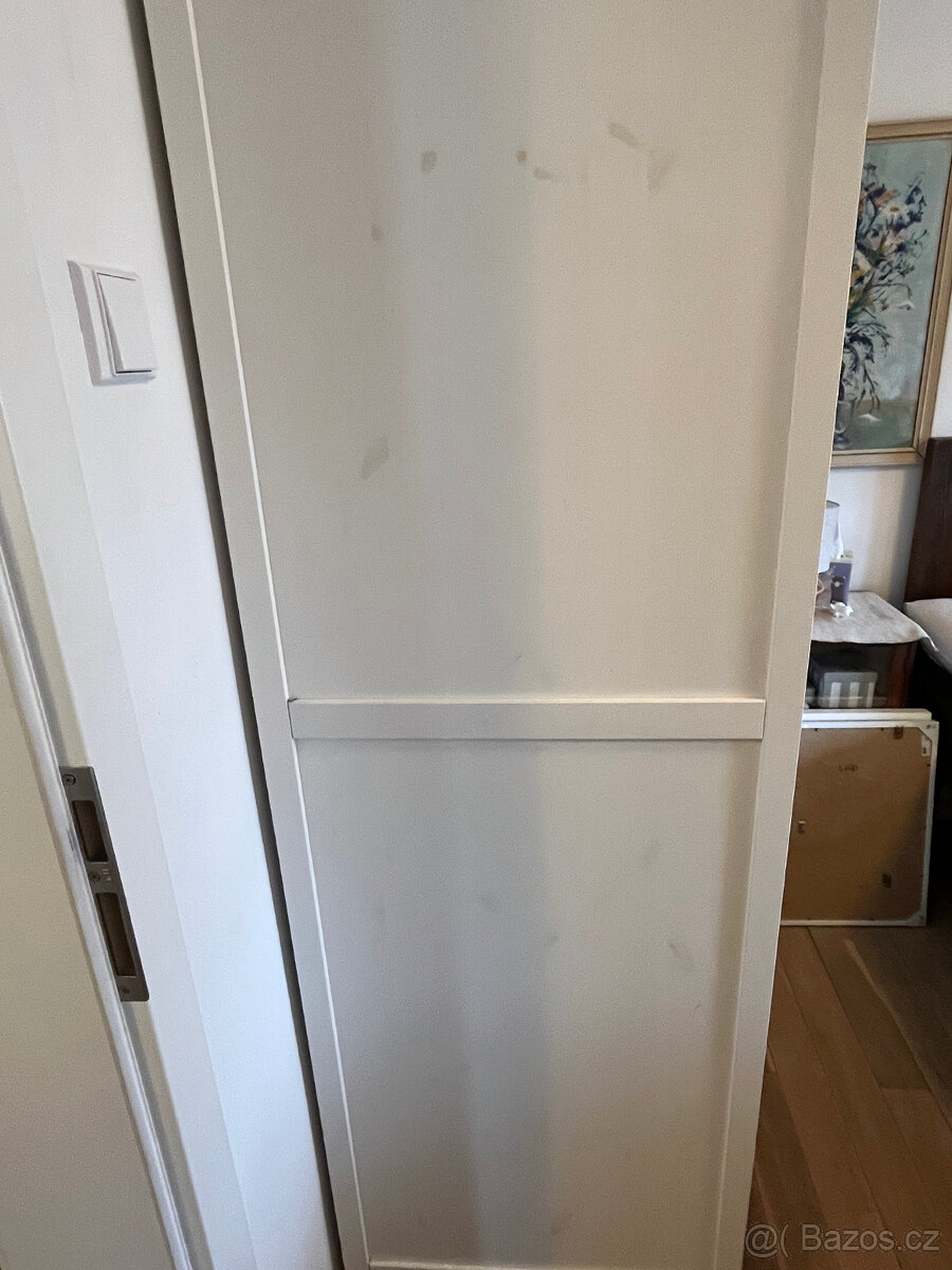 Skříň Hemnes - dřevěná, bílá - 2