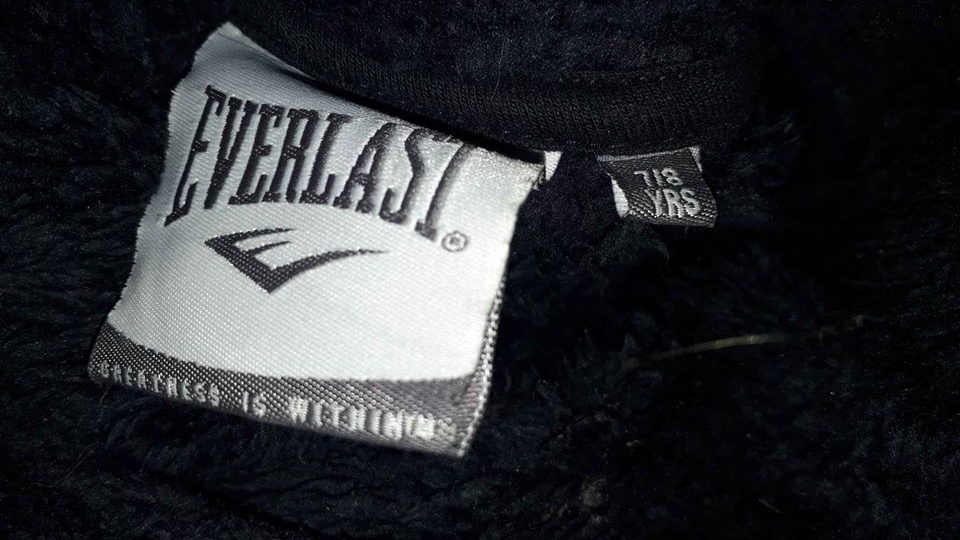 Chlupatkova mikina Everlast, vel 7/8 let - 2