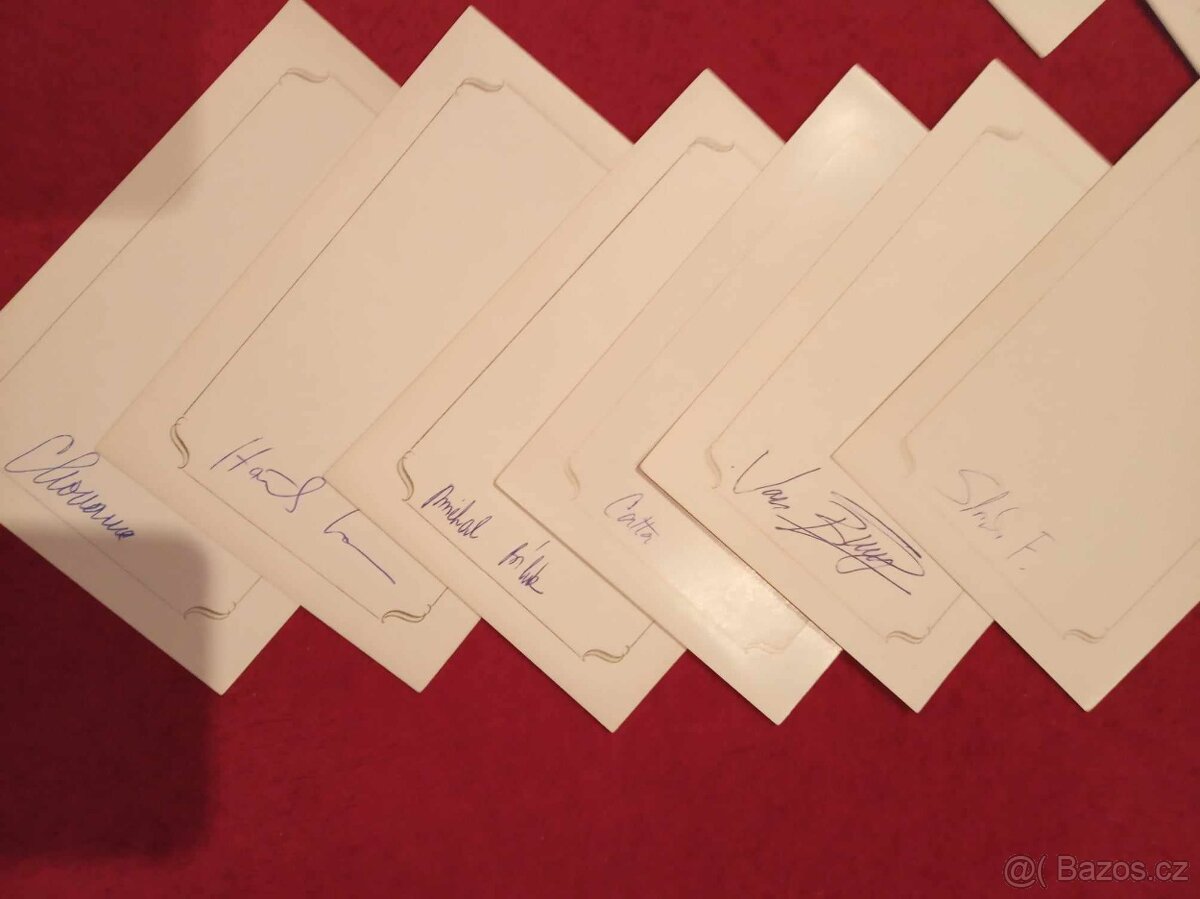 Autogramy fotbalistů SPARTA ČKD PRAHA - 2