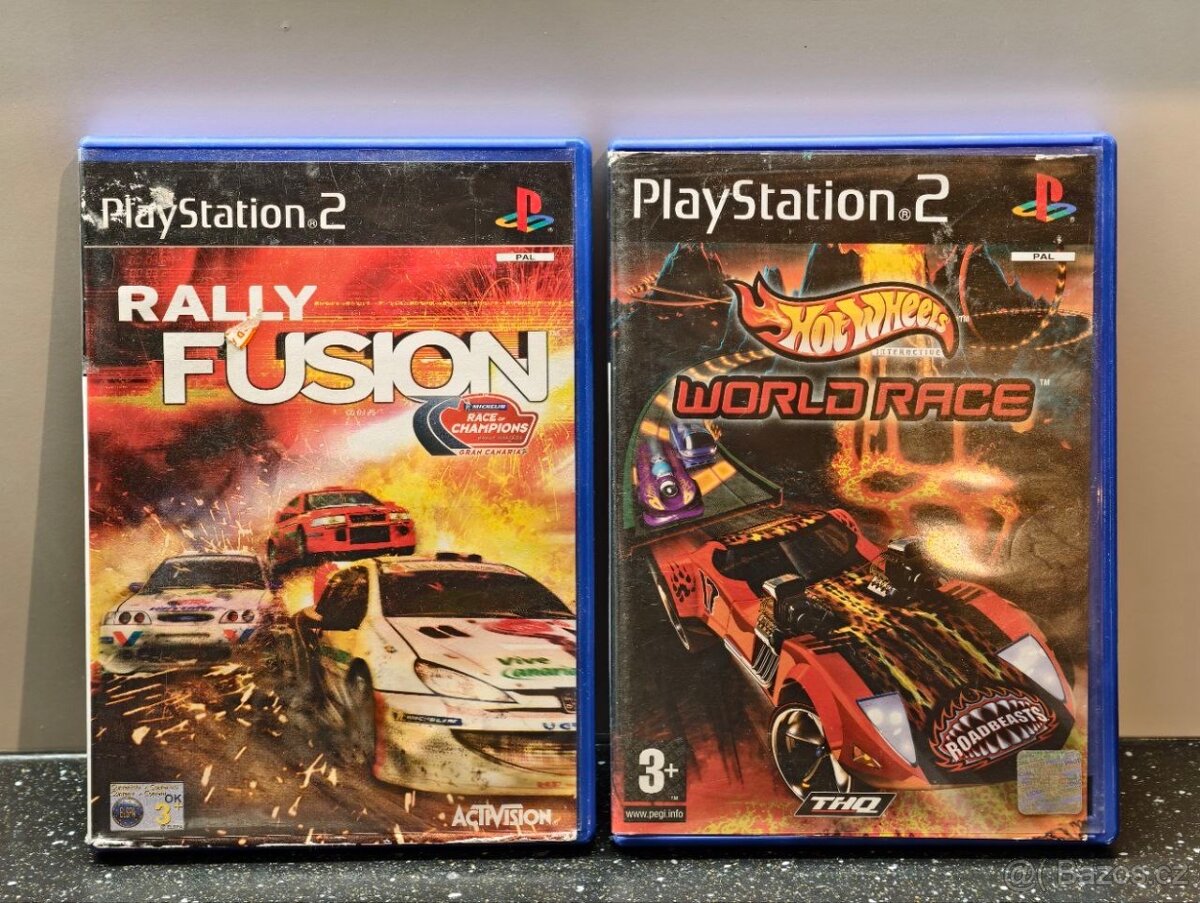 Originální hry PS2 – Rally Fusion + World Race – kompletní b - 2