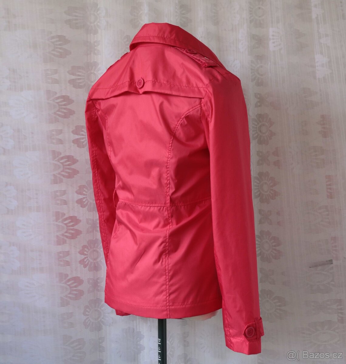 Výrazně rúžový nepromokavý kabátek Cars Jeans vel.L - 2