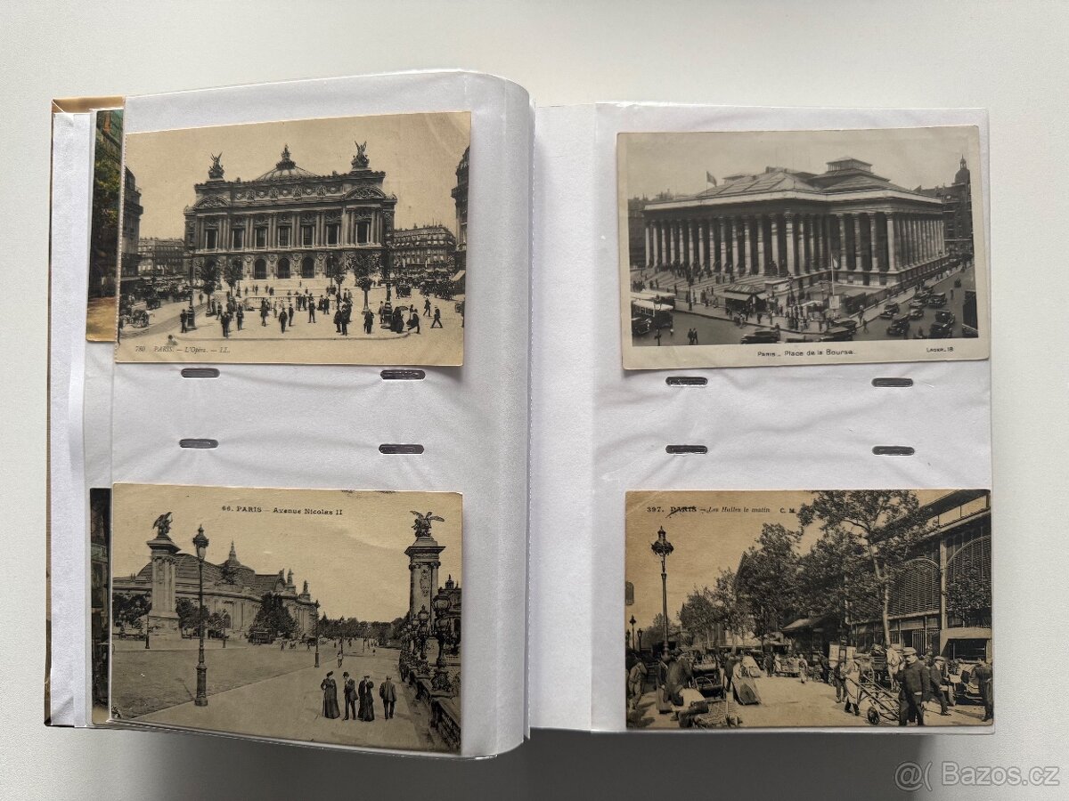 Album historických pohlednic Evropa – USA (cca 200 ks) - 2