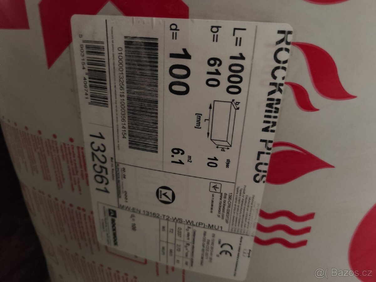 Rockwool ROCKMIN PLUS 100 mm - 2