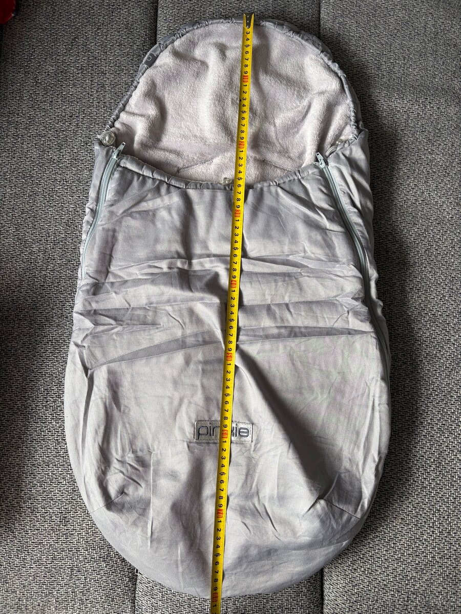 Set fusak+rukávník+taška na kočárek Pinkie - 2