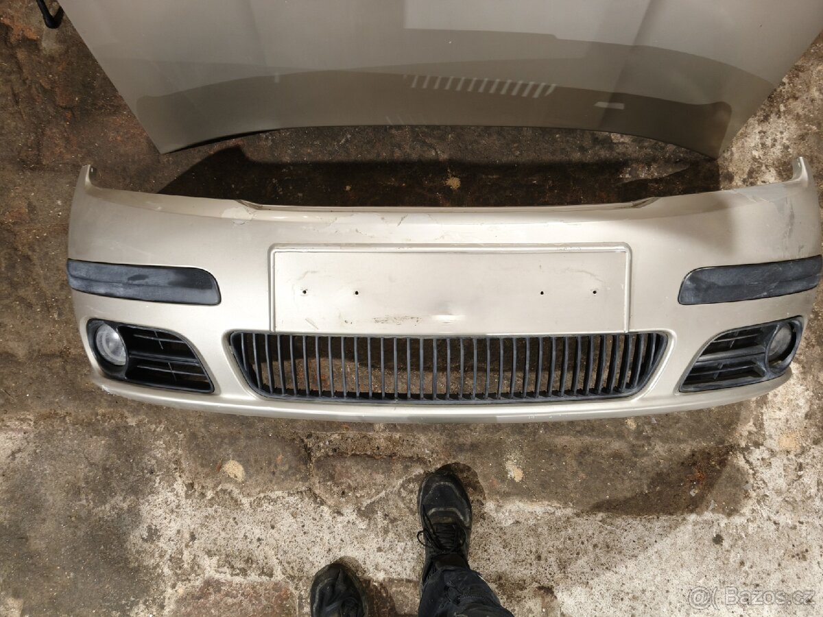 Fabia 1 facelift, předek. Nárazník, blatníky, světla, 9201 - 2