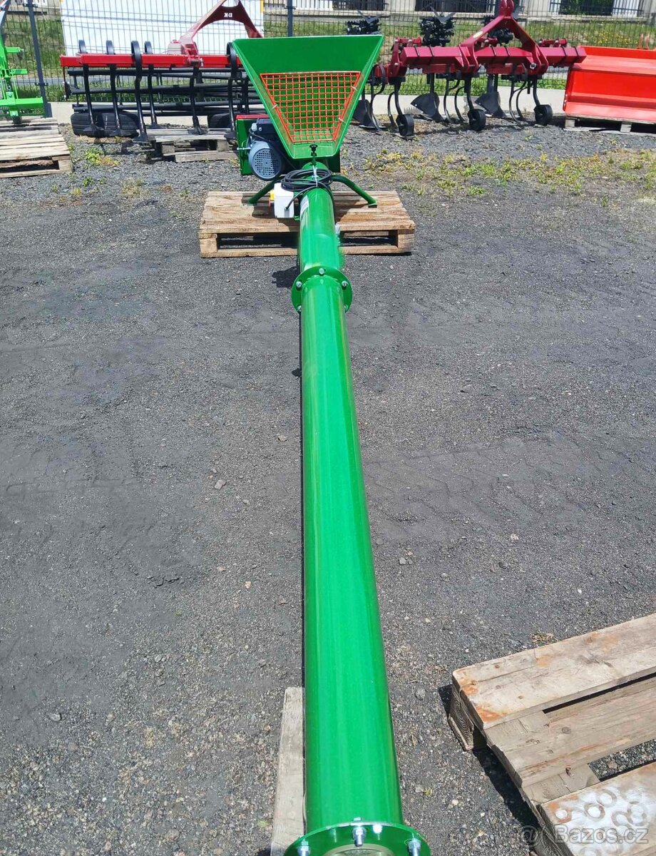 Šnekový dopravník AGRO-MR s násypkou - 2