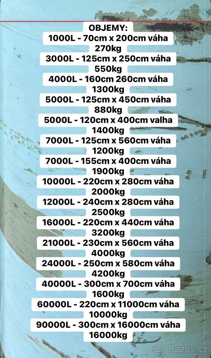 Ocelová nádrž na pitnou vodu - 2