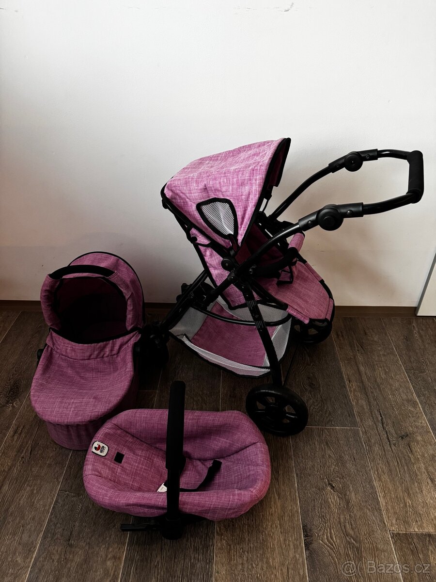 Kočárek pro panenky 3 v 1 - 2