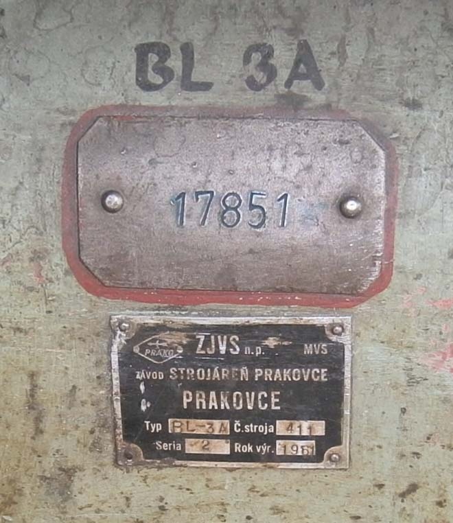 Bruska stojanová BL 3A - 2