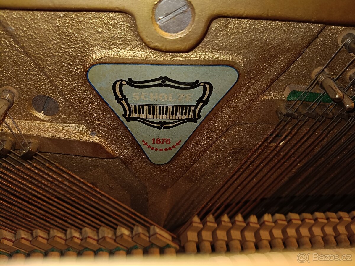 Piano, pianino, tradiční česká značka Scholze - 2