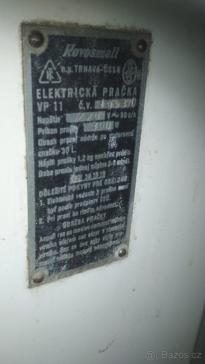 Retro pračka - 2