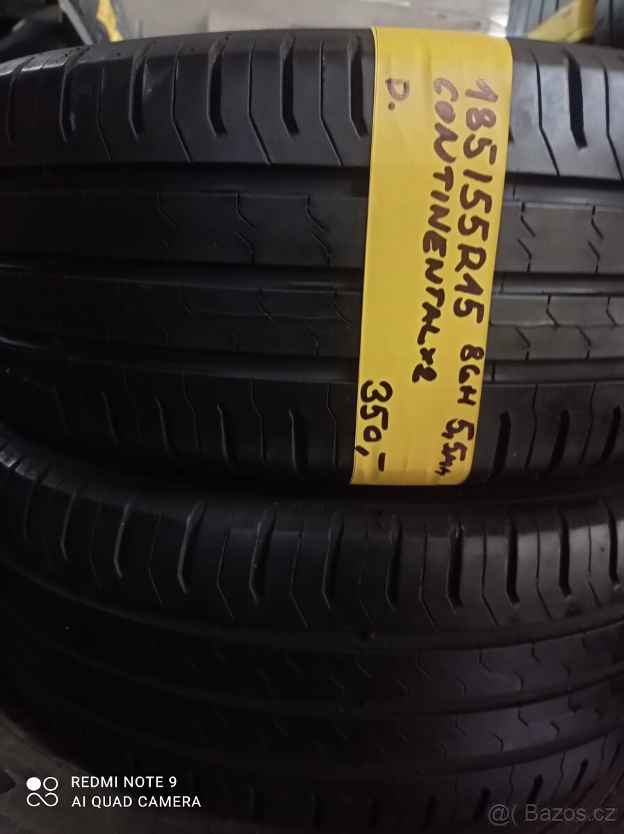 185/55r15 letní Continental - 2