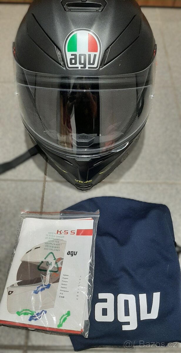 PRODÁM helma na moto AVG K-5S Valentino Rossi - 2