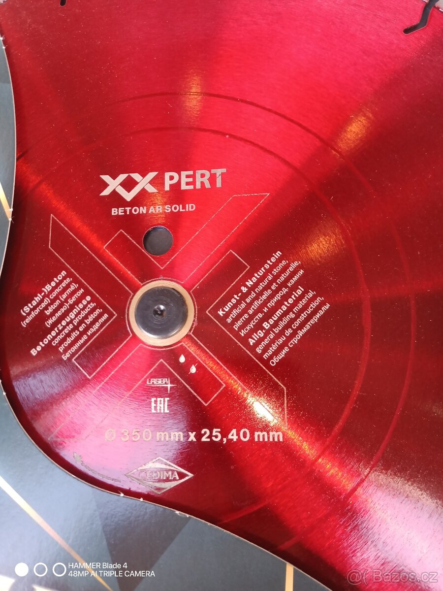 Diamantový Řezný kotouč Cedima 350 mm - 2