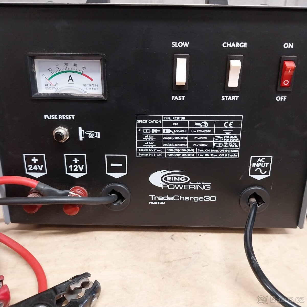 Prodám profi nabíječku se startovacím zdrojem - 2