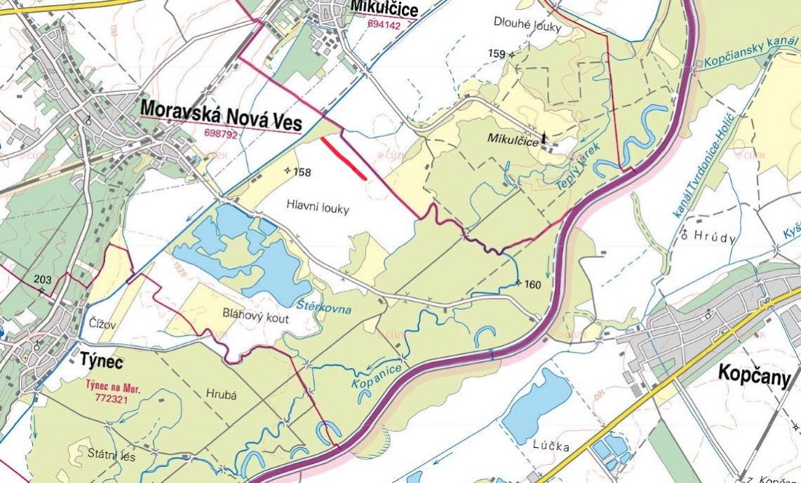 Zemědělská půda, prodej, Moravská Nová Ves, Břeclav - 2