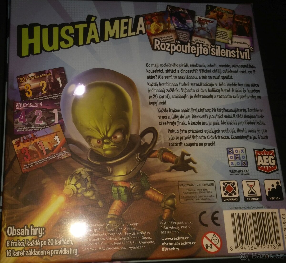 Deskovky Ostrov pokladů, Carcassonne, Hustá mela, Minecraft - 2