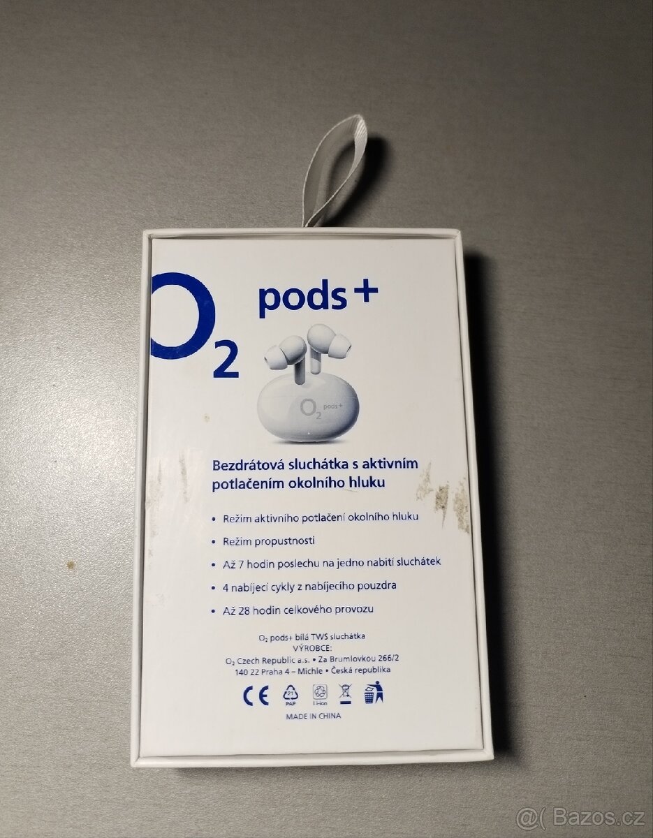 Prodám sluchátka O2 pods+ - 2