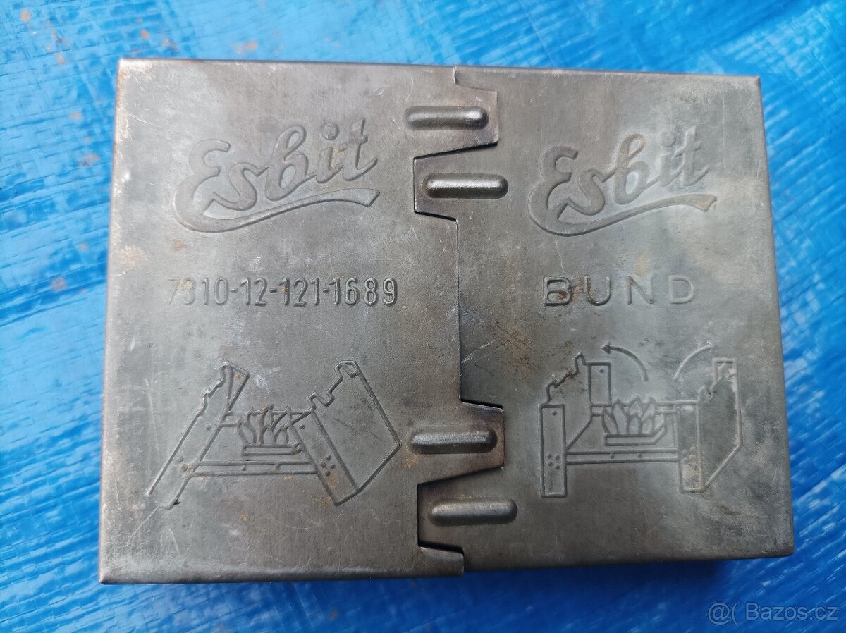 Starý německý polní vařič na tuhý líh Esbit - 2